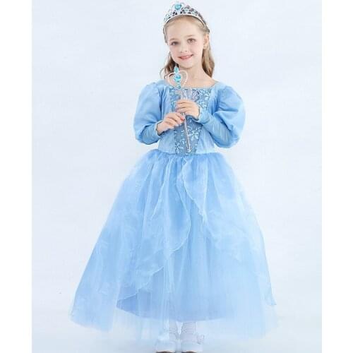 Children Evening Party Dress Flower Girl Dress Junior Bridesmaid Dress 7 Lyers Cotton Lining Princess Dress XXYJ-3