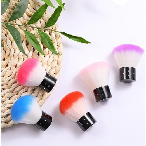 Nail Cleaning Tool 1pc Mushroom Nail Brush Soft Dust Brush Nail File Nail Care Acrylic