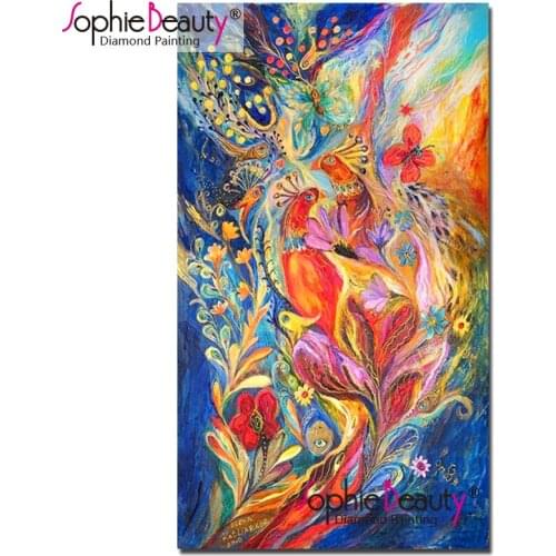 Sophie Beauty Diy Diamond Painting Cross Stitch Peacock Sweet Love Animal Handcraft Embroidery Rhinestone Mosaic Home Decro19139