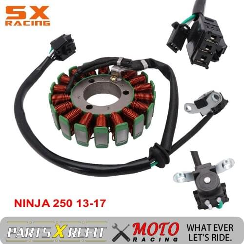 Motorcycle Magneto Generator Engine Charging Coil For KAWASAKI NINJA250 NINJA 250 2013 2014 2015 2016 2017