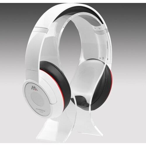 2021 New Universal Earphone Headset Hanger Holder U-type Headphone Desk Display Stand Acrylic For Earphone Accessories