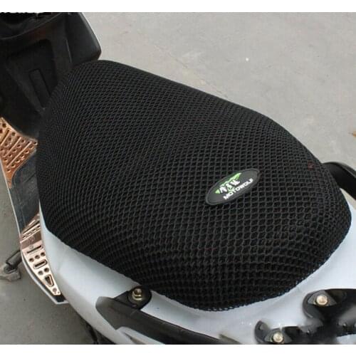 New Breathable Summer Cool 3D Mesh Motorcycle Moped Motorbike Scooter Seat Covers Cushion Anti-Slip Waterproof