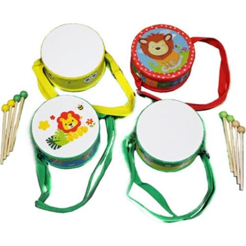 2020 New Montessori Educational Wooden toy 3D Puzzle Wooden Waist Drum Sensory Mathematics Jigsaw Brain Training Learning Toy