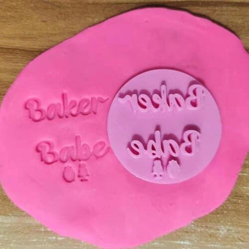 2inch baber baby Cake decoration Cutter stamp embosser Fondant plastic cutter Cake Mould tools fondant Baking