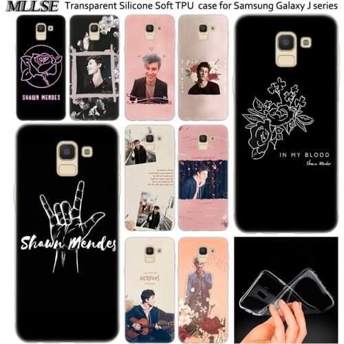 Hot Shawn Mendes pink Silicone Case For Samsung Galaxy J2Pro J4 J6 J8 2018 J3 J5 J7 2016 2017EU Prime CORE Plus Fashion Cover