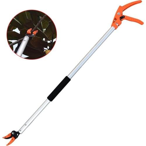 Extra Long Pruning And Hold Bypass Pruner Max Cutting 1/2 Inch Garden Tool Lopper Tree Trimmer Branch Cutter Fruit Picker