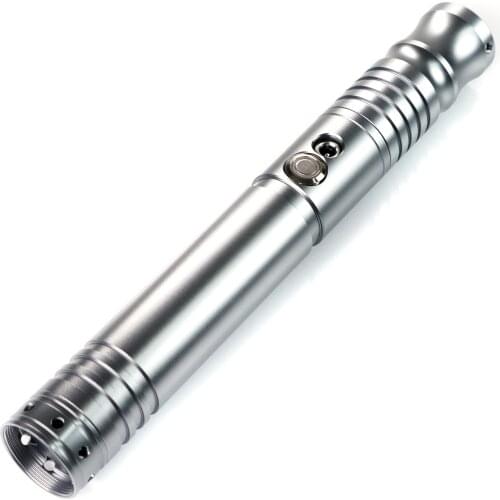 Metal Handle Lightsaber 1 Inch Size Blade 92CM Length For Heavy Dueling 9 Sets Sound RGB Color Changing USB Charging