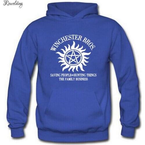 US TV Supernatural Printed Hoodies Men Women Fleece Long Sleeve Hip Hop Sweatshirt Pullover Cool Streetwear Skateboard Hoody