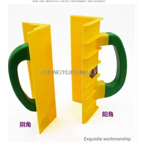 Corner shovel, shaping knife, trowel, bricklayer corner puller, bricklayer plastering tool.2PCS/set