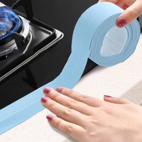 Bathroom Kitchen Sink Waterproof Sticker Antimold Sealing Tape Wall Sticker SelfAdhesive Caulk Tape Countertop Gap Seam Stickers