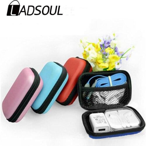 LADSOUL Women Coin Wallet Girl Cute Portable Lightweight Large Capacity Small Multi-function Earphone Storage Coin Purse