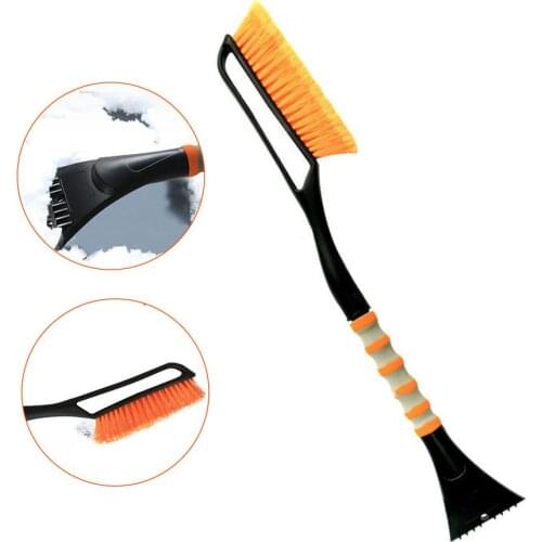 Winter Car Snow Brush And Detachable Ice Scraper Multipurpose Long Handle Easy To Use Snow Brush For Cars In Winter