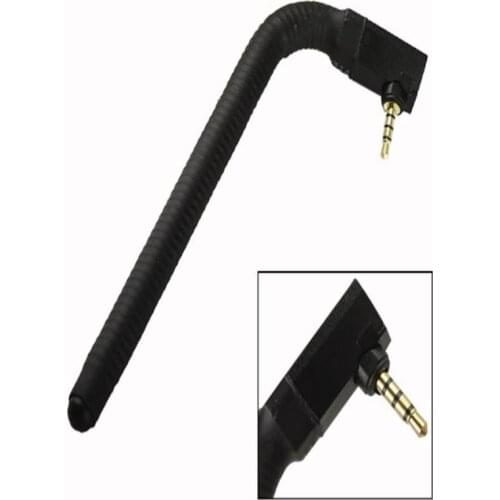 10PCS /lot 3.5mm Jack FM Radio External antenna Outdoor Audio Antenna for Mobile phone and Mini Speaker