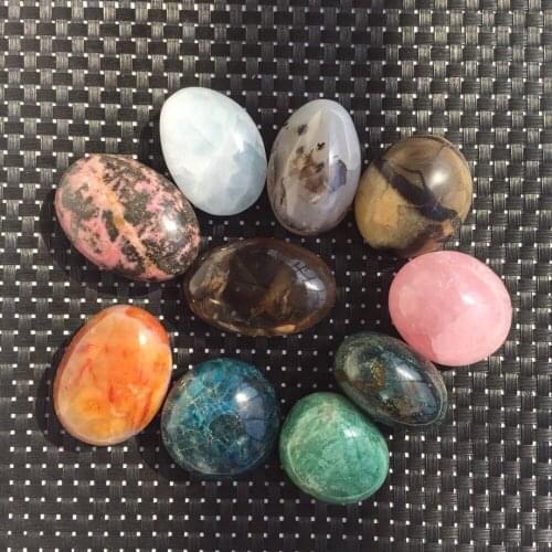 10pcs high quality natural rose,smoky,apatite Crystal gemstone meditation reiki healing palm crystal stone wholesale Madagascar