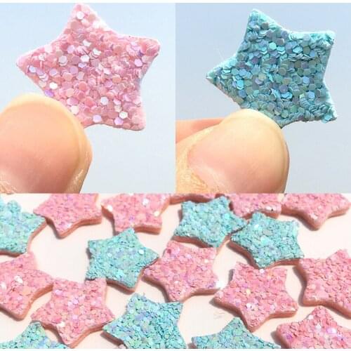 50pcs 2cm Star Sequin Applique for Clothes Patches Applique Clothes Diy Patch Cute