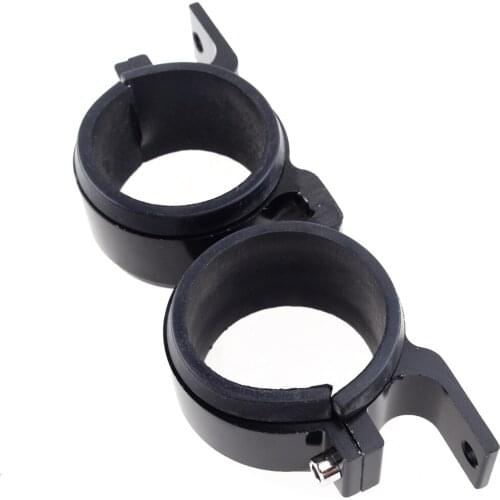 Car Black Aluminum Dual Fuel Filter Pump Bracket Mount Clamp Cradle with Rubber Slip Fit for the 60mm Motorsport