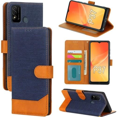 P37 Phone Protective Book Case For Itel P37 Holder Flip Wallet Satnd Coque Etui Cover On Itel P 37 Leather Case Hoesje