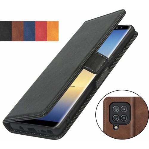 Pu leather flip phone case for Samsung Galaxy M12 card holder wallet Short-buckle Flip book holster protective phone bag case GG