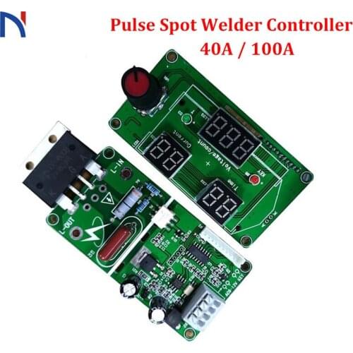 Digital Single Pulse Encoder Spot Welder Machine Time Control 40A 100A Spot Welders Control Board
