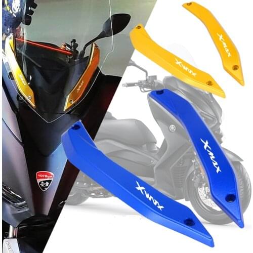 For YAMAHA XMAX300 XMAX 125 250 300 400 2017-2021 Motorcycle Accessories Windshield Deflectors Windscreens Bracket Set Protector