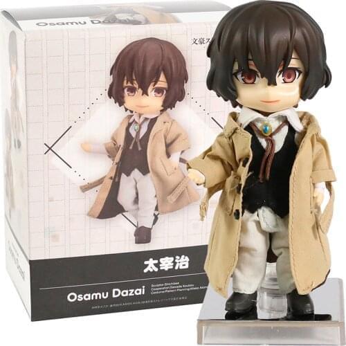 Bungo Stray Dogs Osamu Dazai Q Version Doll PVC Action Figure Collectible Model Toy