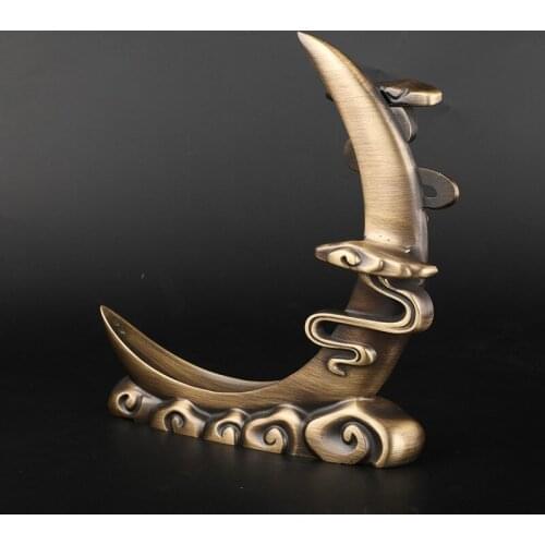 Incense burner pure copper household indoor incense burner for Buddhas thread sandalwood agarwood creative moon