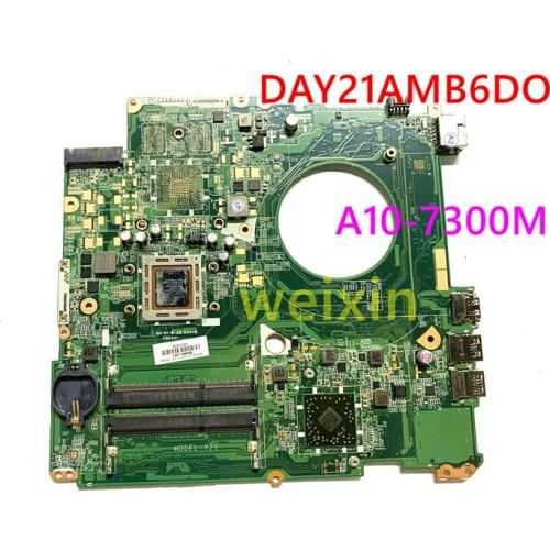 809985-601 809985-001 809985-501 Laptop Motherboard For HP 17-P With A10-7300M DAY21AMB6DO CPU Onboard 100% working