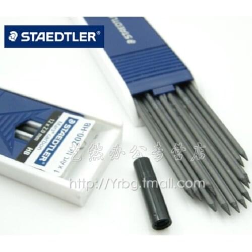 Staedtler Mars 200 2.0mm mechanical pencil leads 2H HB 2B 4B 12 leads/box