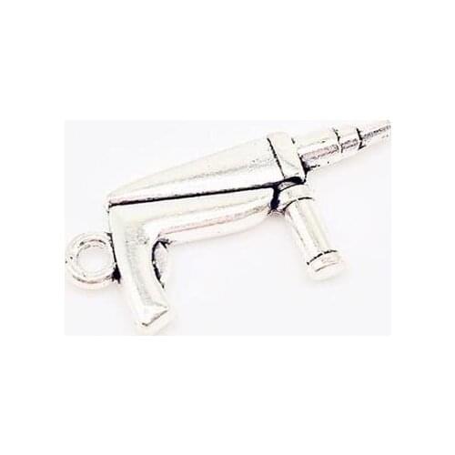 Fashion 13 pcs tool charms Point drill Pendants fit DIY handmade necklace earring bracelet charms Jewelry Making