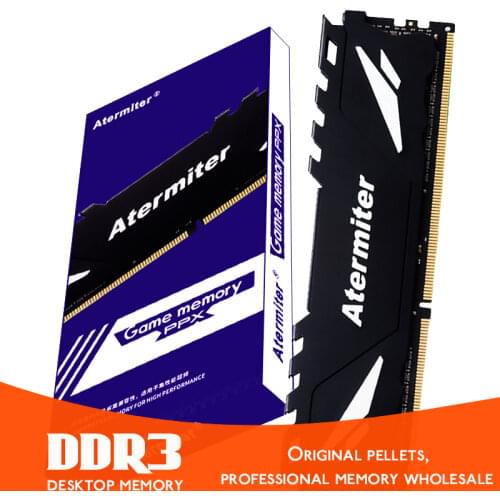 Atermiter PC Memory RAM Memoria Module Computer Desktop DDR3 2GB 4GB 8GB PC3 1333MHZ 1600MHZ 1866MHZ 10600 12800 2G 4G 8G RAM