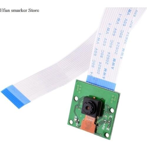 5MP Camera CSI Webcam Module 1080P+15cm Cable for Raspberry Pi 3 Model B+/3/2/B + 5MP high pixels Support 1080P