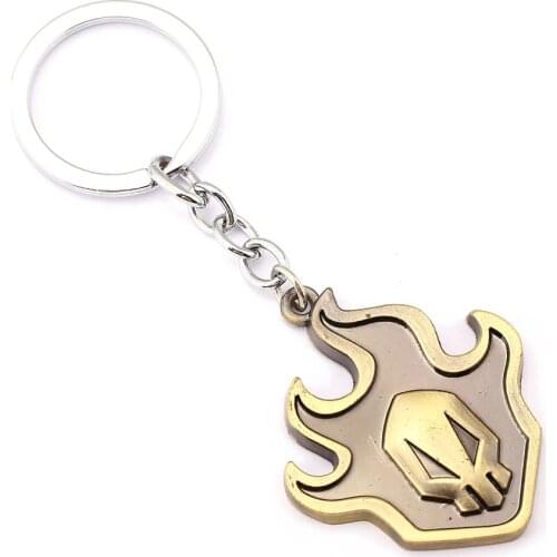 MS Jewelry BLEACH Key Chain Fire Key Rings For Gift Chaveiro Car Keychain Anime Key Holder Souvenir