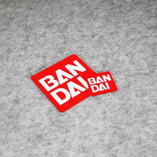 NO.S014 BANDAI Japanese Game Style Car Stickers Decals Scratches Covering Sticker Reflective Warning Mark MOTO Helmet