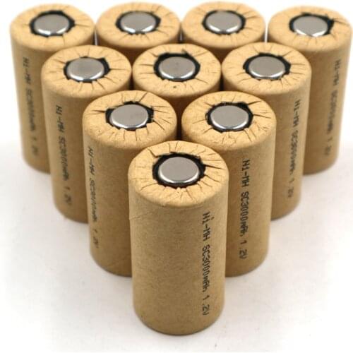 SC 3000mAh NI MH battery high rate large capacity used for power tools electronic toys etc