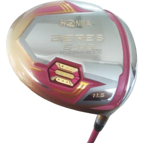 Women New Golf clubs HONMA S-06 4Star Golf driver 11.5 loft Graphite shaft L Flex Golf shaft and driver headcover Free shipping