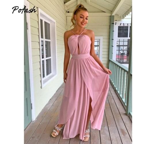 POFASH Summer Dresses With A Slit