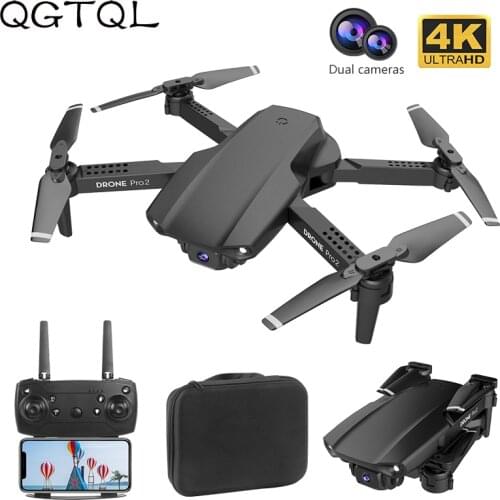 E99 Professional HD 4k Drone With Camera Hight Hold Mode Foldable Mini WIFI RC Plane Helicopter Pro Dron Toys Quadcopter Drones