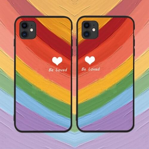 Rainbow Camera Protection Phone Cases For iPhone XR XS Max X 11 12 Pro Max Mini 8 7 6S Plus SE 2020 PC Shockproof Back Cover