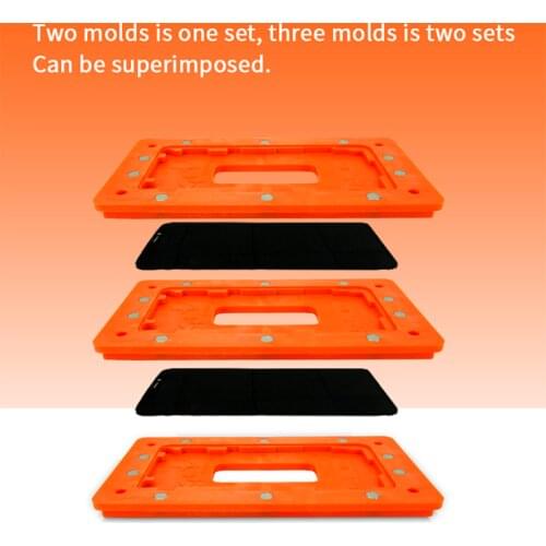 For iPhone 11 pro max X XS max Top Quality Frame Dedicated Mold Mould Glass Frame Cold Glue Holding Mold Touch Screen Repair