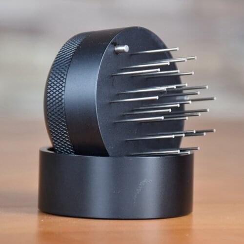 Manual Barista Powder Coffee Espresso 51/54/ 58mm Coffee Tamper Distributor Leveler Tool Needle type coffee powder distributor