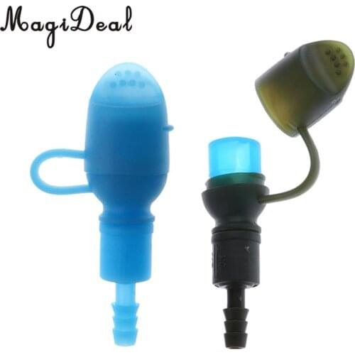 MagiDeal Water Bag Straight Silicone Hydration Pack Bite Valve Tube Nozzle Replacement For Cycling Sports Bladder Reservoir