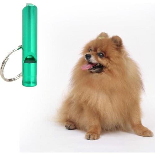Dog Whistle Keychain Pendant Keyring Pocket Pet Pet Training Adjustable Flute Dog Whistle Sound Pocket Pet Accessories Metal