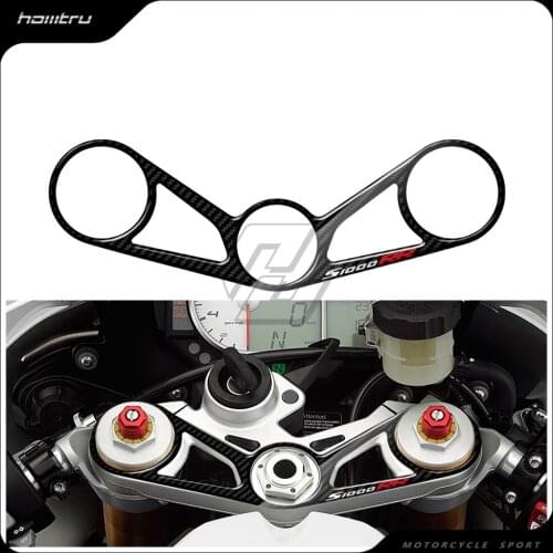 3D Carbon-look Upper Triple Yoke Defender Case for BMW S1000RR 2010-2011