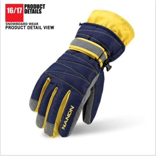 Winte Windproof Waterproof Ski Gloves Men Women kids Warm Skiing Snowboard Gloves Snowmobile Motorcycle Hiking Outdoor Gloves