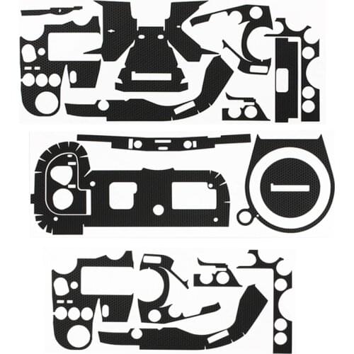 KIWIFOTOS Anti-Slide Camera protective Body Cover Film Skin For Panasonic Lumix S1 S1R 3M Sticker With Spare Film Matrix Black