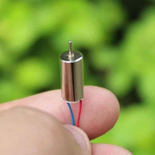 1PCS 6mm*12mm Coreless Motor DC 3V 3.7V Mini 612 NdFeB Ultrahigh Speed Micro DC Motors for RC Drone Tail Engine UAV Accessories