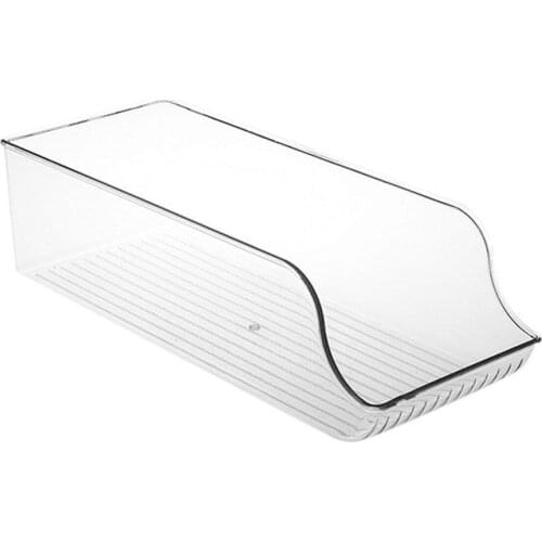 1PC Refrigerator Organizer Bin Soda Can Beverage Holder Clear Plastic Can For Fridge Freezer Kitchen