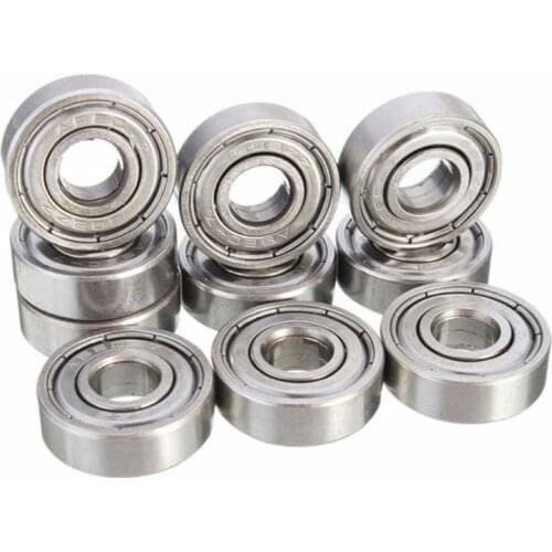 10 Pcs 608ZZ Double Shielded Miniature High-carbon Steel Single Row 8x22x7 MM 608ZZ ABEC-7 Deep Groove Ball Bearing