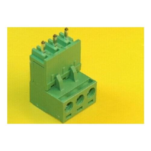 100PCS 2EDG-5.08-3P + 2EDGR-5.08-3P 2EDG 2EDGR 3Pin 5.08mm Right Angle Pin Plug-in Screw Terminal Block ROHS