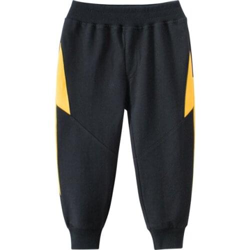 2021 Spring Autumn Pants For Boys Lightning Print Cotton For 2-8 Years Old Casual Sports Trousers Childrens Clothing